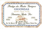 Gigondas-Santa Duc-Hautes Garrigues